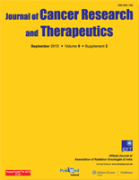 Journal of Cancer Research and Therapeutics